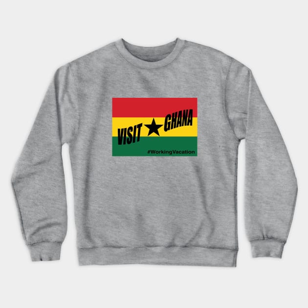visit Ghana Crewneck Sweatshirt by bobdix